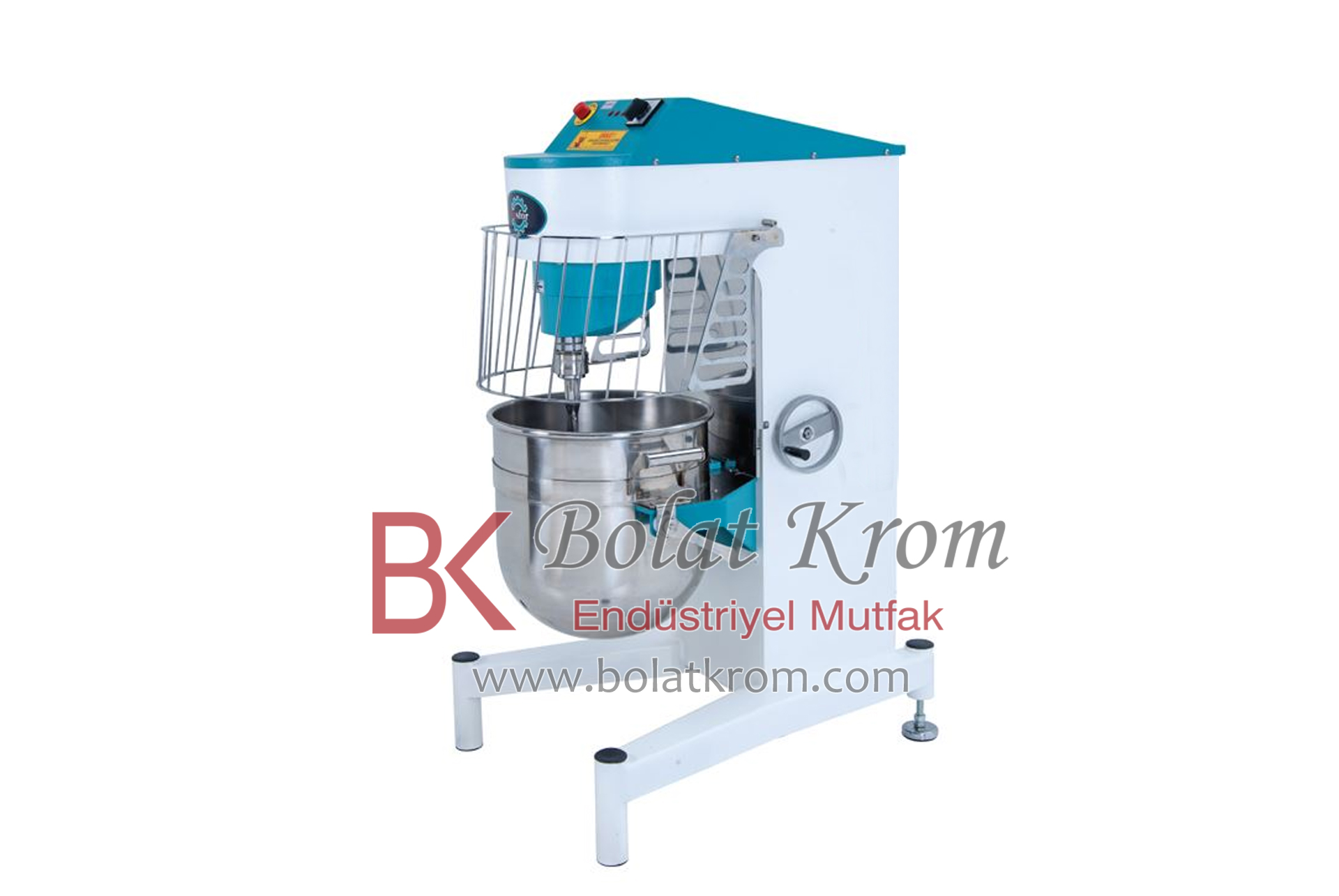 Endüstriyel Mutfak Makine Grubu, Spiral Mikser Hamur Karma Makinesi özellikleri, ebatları ve üretimi İzmir'de Bolat Krom Endüstriyel Mutfak Ekipmanları tarafından yapılır.